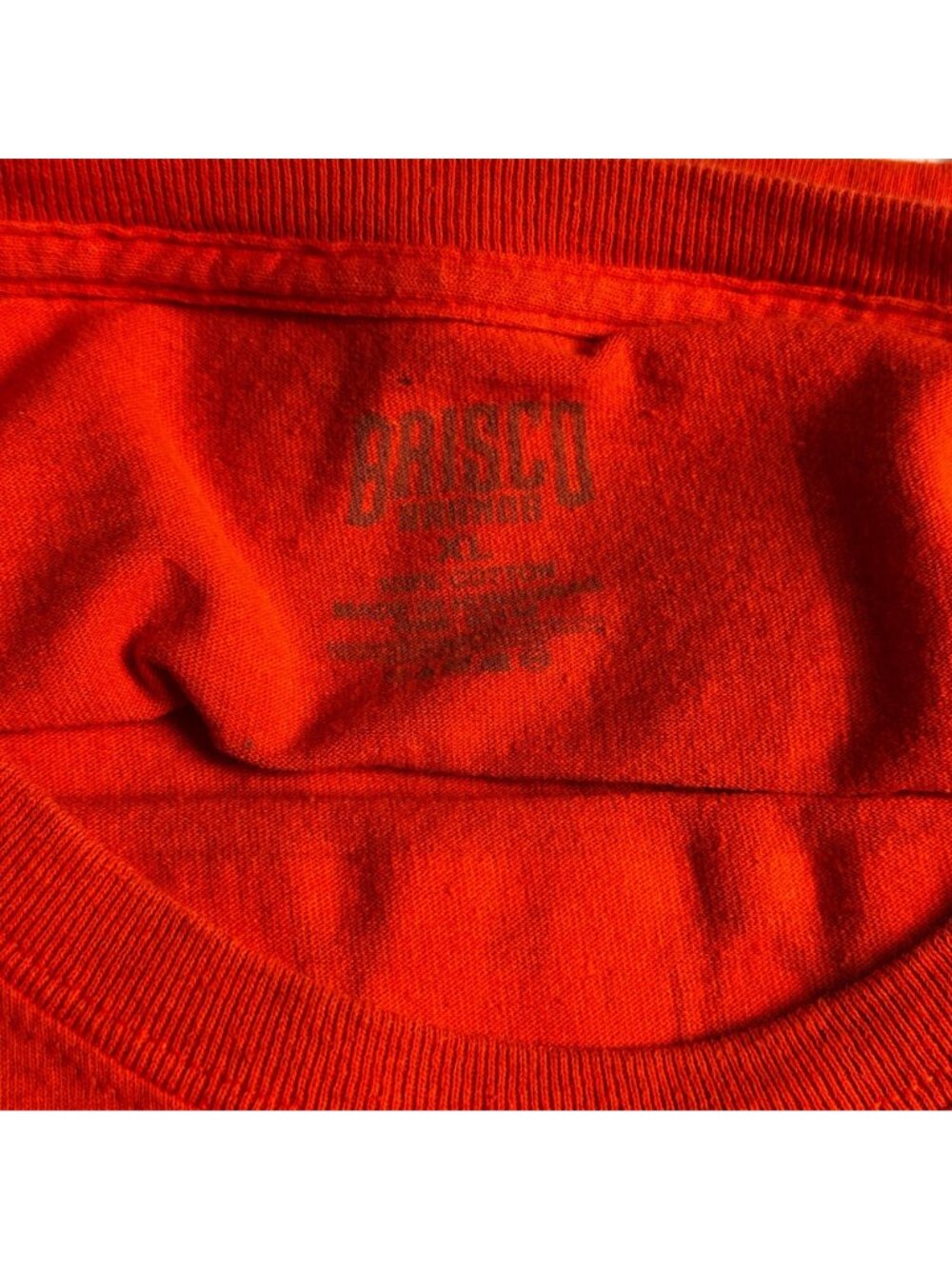 Kentucky Est. 1792 Orange Graphic T-Shirt XL Brisco Brands 100% Cotton Casual Un - Picture 4 of 5